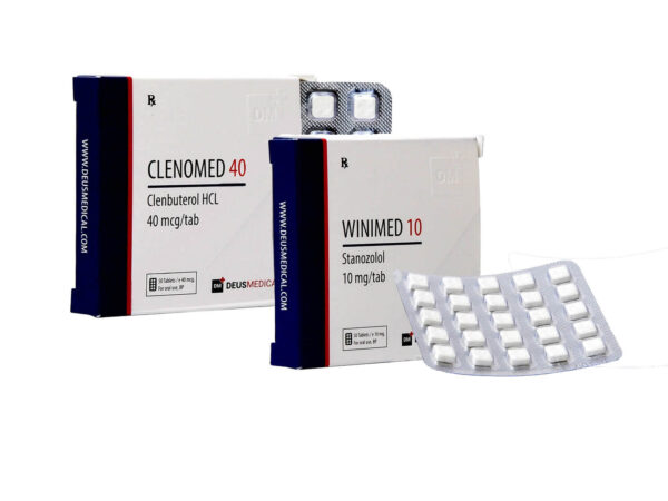 Gewiichtsverloscht Pack fir Fraen Winstrol Clenbuterol Deus Medical 8 Wochen