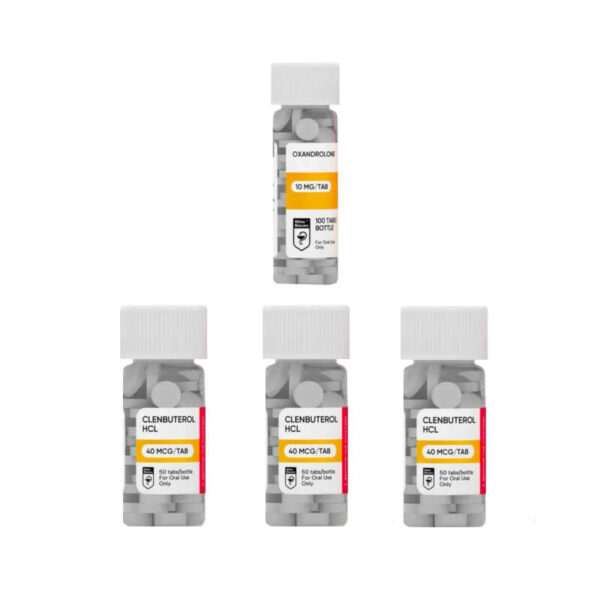 Fortgeschratt Gewiichtsverloscht Pack fir Fraen: Anavar Clenbuterol, 8 Wochen, Hilma