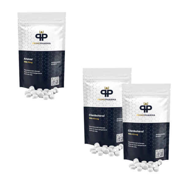 Fortgeschratt Gewiichtsverloscht Pack fir Fraen: Anavar Clenbuterol 8 Wochen Prime Pharma