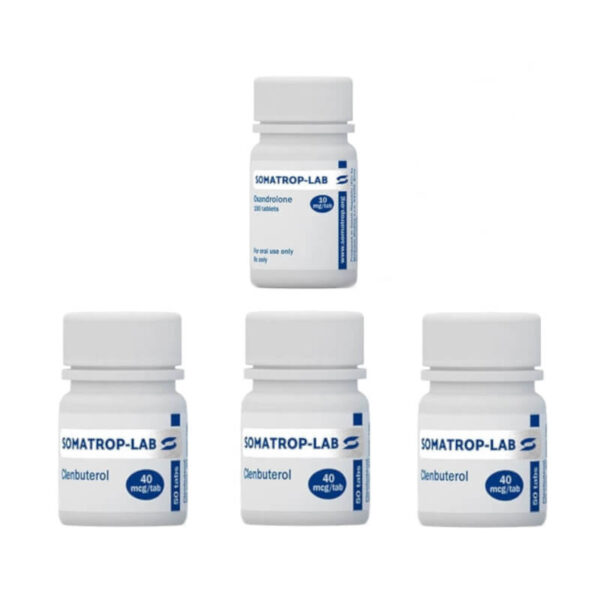 Fortgeschratt Gewiichtsverloscht Pak fir Fraen: Anavar Lenbuterol, 8 Wochen, Somatrop Lab